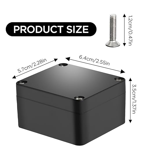 6PCS Electronic Project Box, IP65 Waterproof Dustproof ABS Plastic Junction - Image 2