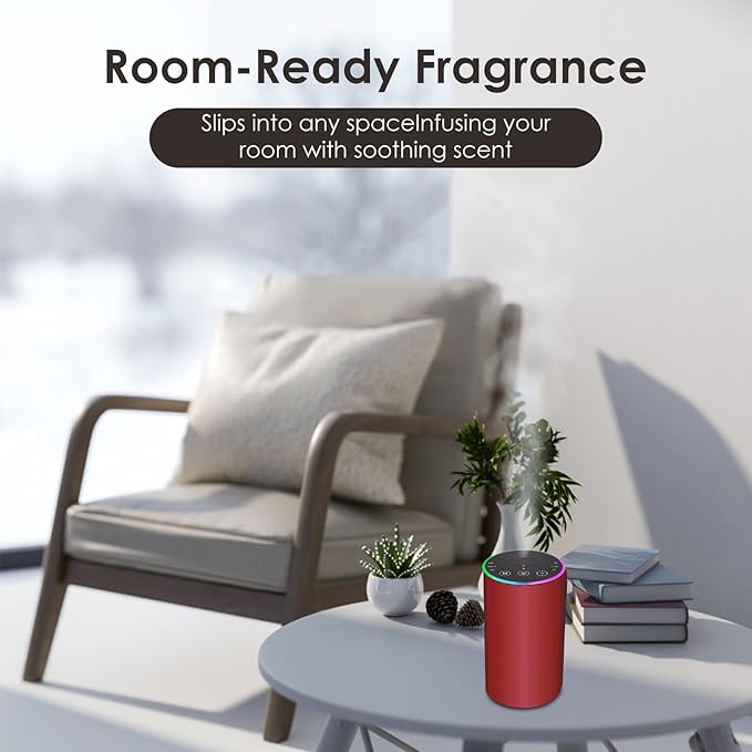 Waterless Essential Oil Diffuser, Battery Powered Mini Scent Air Machine - Image 6