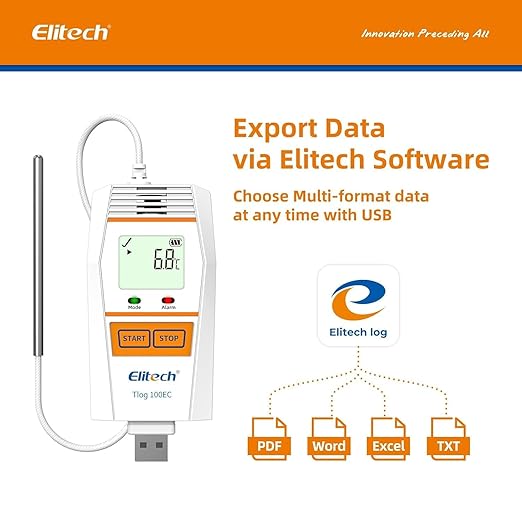 Tlog 100EC Environmental Logger/Temperature & Humidity Data Logger/ Temperature - Image 3