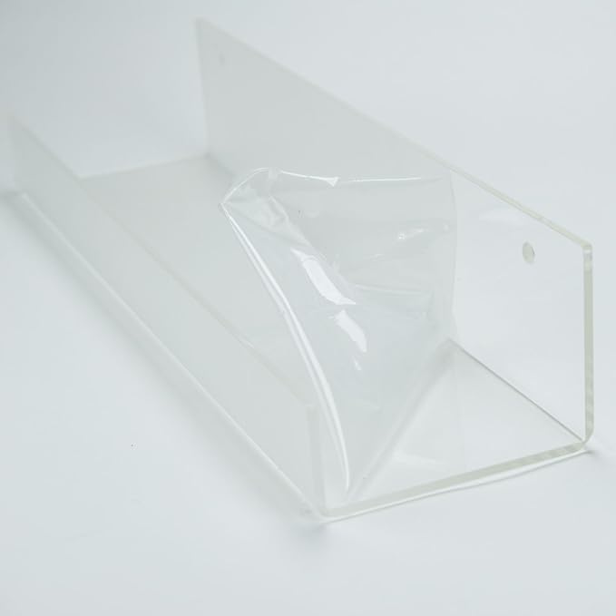 HUJI Clear Invisible Contemporary Floating Acrylic Shelf Display Bookshelf - Image 6