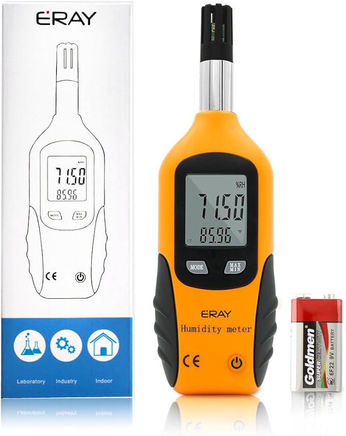 Digital Psychrometer Thermometer Hygrometer by ERAY
