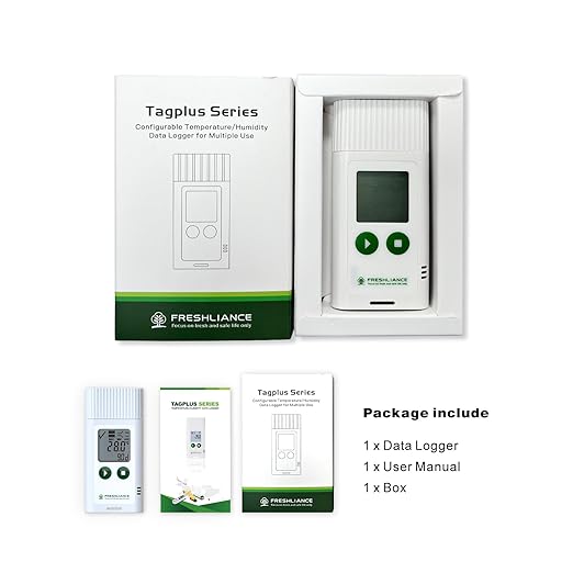 Freshliance USB Temperature Data Logger Recorder, Configurable LCD Digital - Image 8