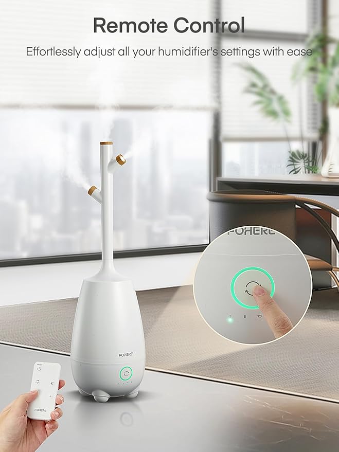 Humidifiers for Bedroom Large Room Home, 5L Quiet Cool Mist Top Fill Humidifier - Image 4
