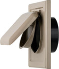 NO-PEST VENT, Exclusive Dual Door Dryer Vent Cover Outdoor 4 inch by No-PestVent