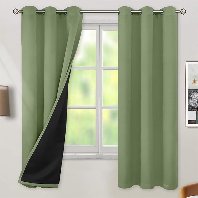 BGment Grass Green Blackout Curtains by BGment