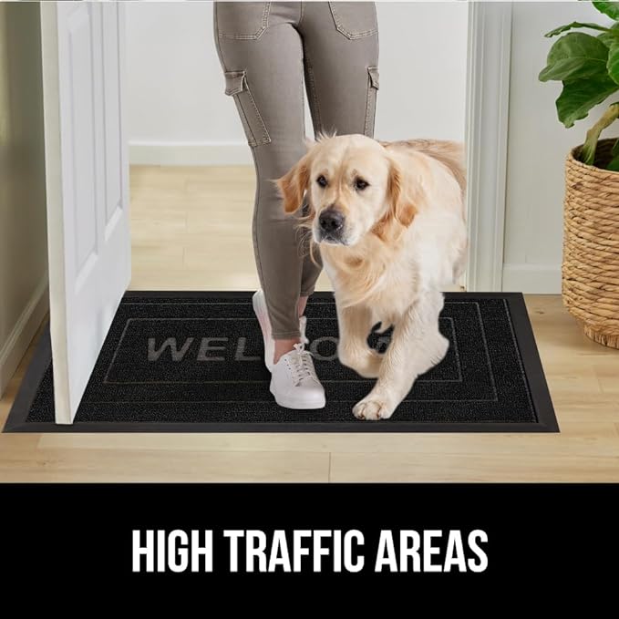 GORILLA GRIP 100% Waterproof All-Season WeatherMax Doormat 35x23, US Designed - Image 7