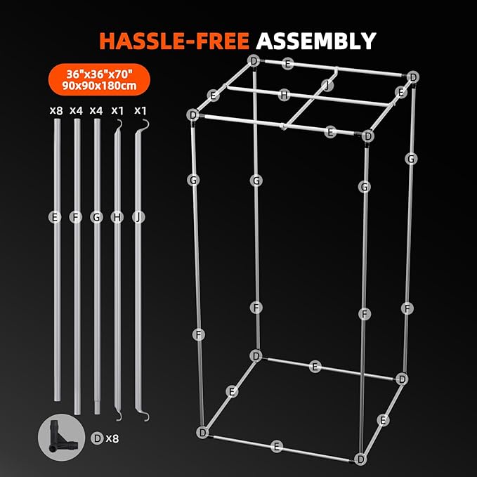 Spider Farmer 3x3 Grow Tent 2025 New, - Image 9