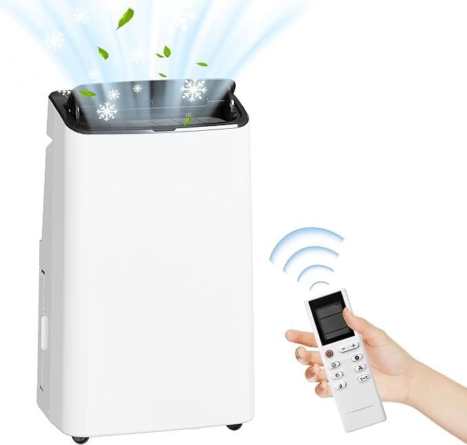 14, 000 BTU Portable Air Conditioner – 4-in-1 Cooling, Dehumidifier, Fan & - Image 7
