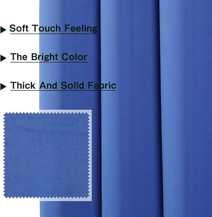 MYSKY HOME Grommet top Thermal Insulated Window Blackout Curtains - Image 3