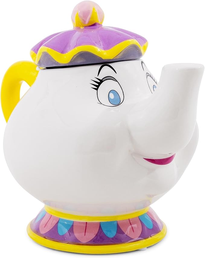 Silver Buffalo Disney Beauty and the Beast Mrs. Potts Teapot 3D Sculpted - Image 2