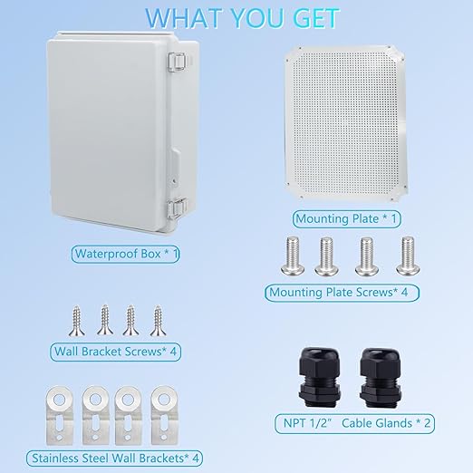 Outdoor Waterproof Box, IP67 ABS Junction Box Electrical Enclosure - Image 4
