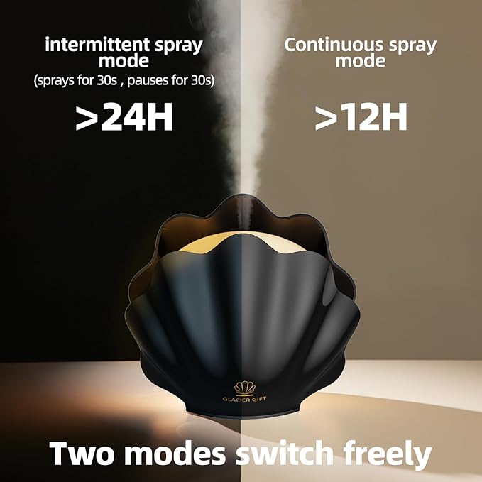 Essential Oil Diffuser 260ML, Shell Aroma Diffuser - Image 6