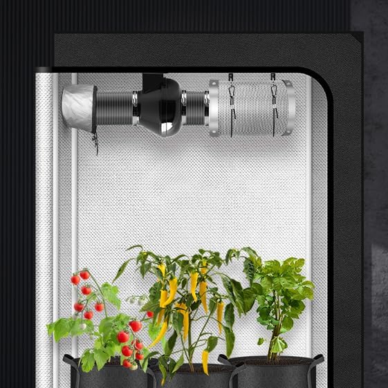 iPower Grow Tent Ventilation System 4 Inch Inline Duct Ventilation Fan 195 CFM - Image 7