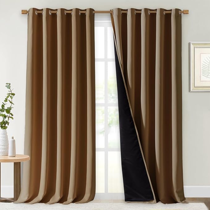 NICETOWN Full Shading Curtains for Windows, 70 inches W x 95 inches L, Super by NICETOWN