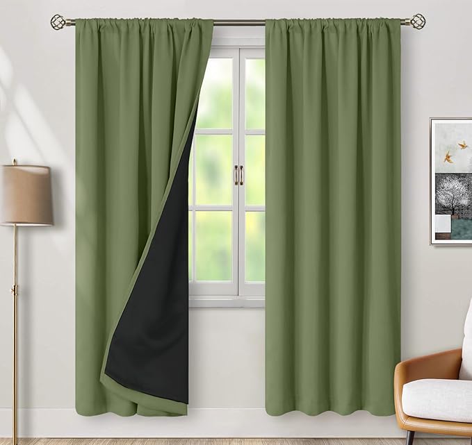 BGment Blackout Curtains for Bedroom, Full Room Darkening Thermal Insulated by BGment