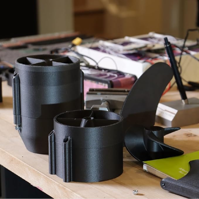 Polymaker Fiberon PPS-CF10 Filament Black 1.75mm 3kg, Extreme Heat Resistance - Image 2