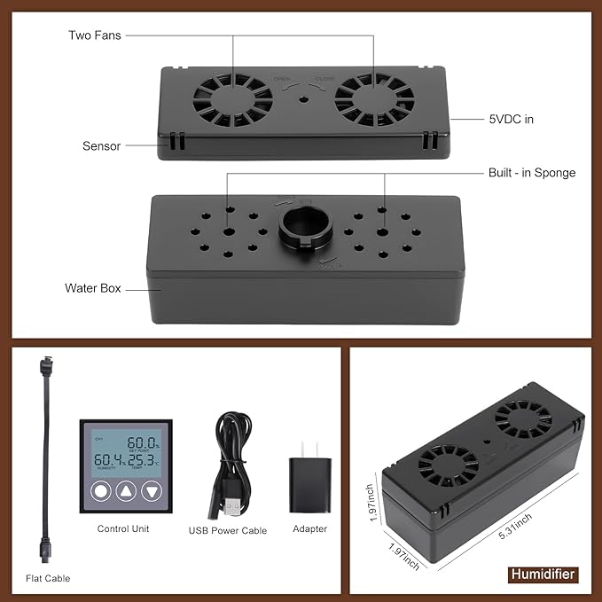 Electric Cigar Humidifier for Cigar Humidor Box - Image 3