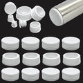 1-9/16" Plastic Hole Plugs White -Round Chair Leg Caps, Flush Mount Pipe Plugs by EASYEAH