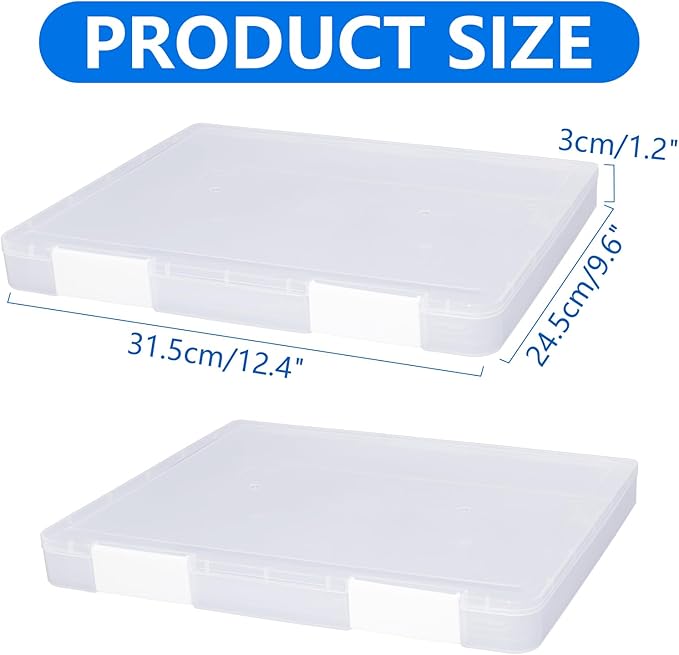 Clear A4 File Storage Boxes - Image 3