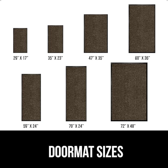 GORILLA GRIP Waterproof Traffic Guard Door Mat, Heavy Duty Entryway Mats - Image 6