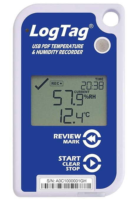 UHADO-16, Temperature & Humidity, 000 Readings, by LogTag