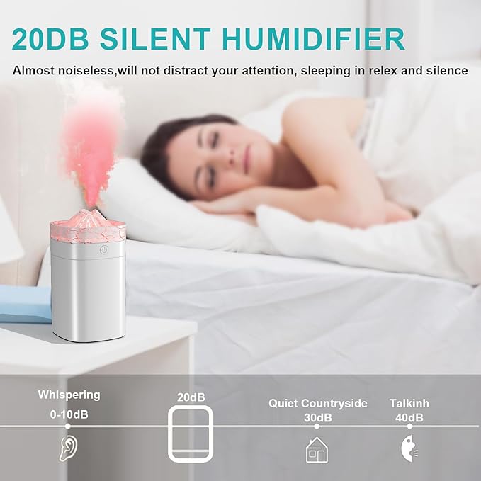 400ml Small Humidifier, Portable Mini Humidifier - Image 5
