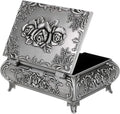 Hipiwe Vintage Metal Jewelry Box Small Trinket Jewelry Storage box by Hipiwe