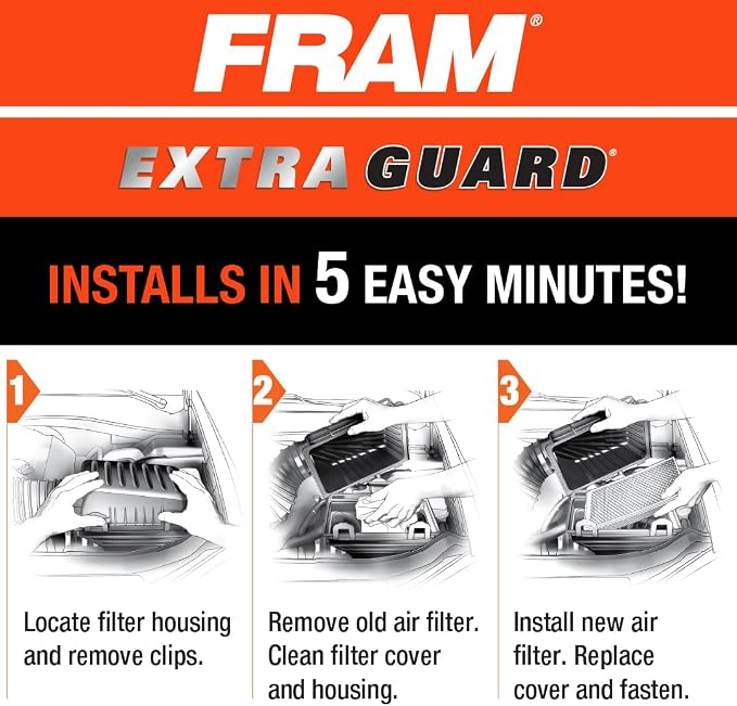 FRAM Extra Guard CA11942 Replacement Engine Air Filter - Image 7