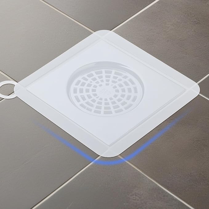 2 Pieces Floor Drain Cover Silicone Tub Stopper, 6x6 Inch Anti-Odor Deodorizing - Image 6