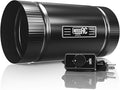 4 Inch Inline Duct Fan with Speed Controller –130 CFM, Ultra-Quiet 48dB by AITECAC