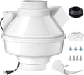 Dryer Booster Fan with Auto On/Off Pressure Sensor-4” DBF 110 Inline Dryer Vent by GUOJINJISM
