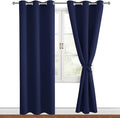 Hiasan Blackout Curtains for Bedroom, 42 x 84 Inches Long by Hiasan