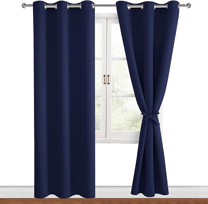 Hiasan Blackout Curtains for Bedroom, 38 x 84 Inches Long - Image 6