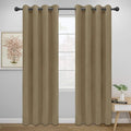 Easy-Going Blackout Curtains for Bedroom, Solid Thermal Insulated Grommet and by Easy-Going