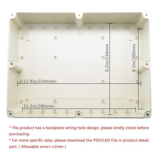 LeMotech Waterproof Dustproof IP65 ABS Plastic Junction Box Universal Electric - Image 5