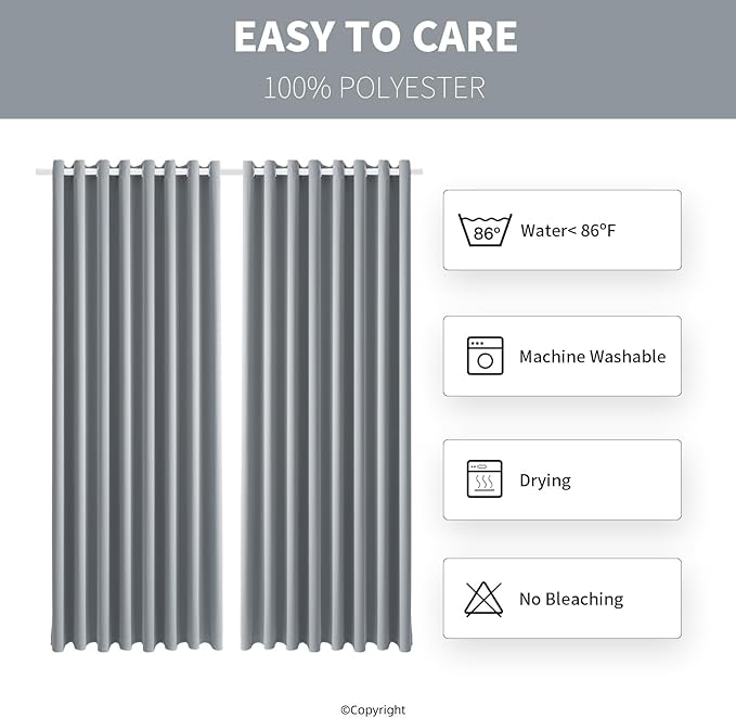 Waterproof Outdoor Curtain W105 x L84 - Image 7