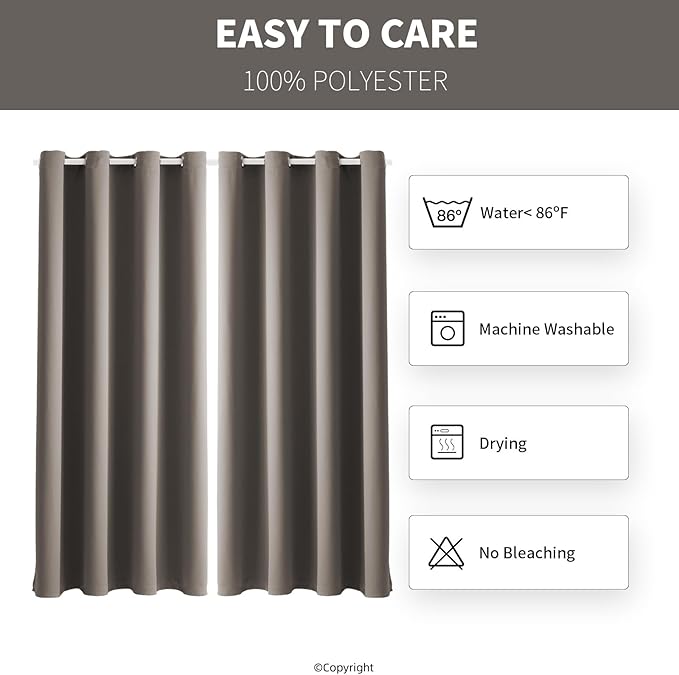 DIVA EN CAMINO DEC Water Resistant Outdoor Patio Curtain Darkening Thermal - Image 7