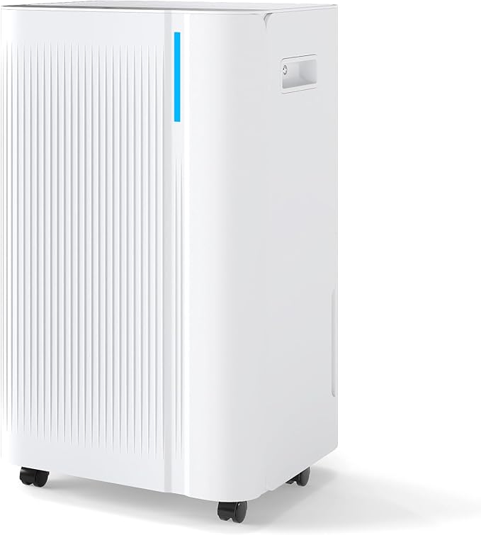 COSTWAY 54 Pints Dehumidifier for Basement, 4500 Sq.Ft Portable Dehumidifier by COSTWAY