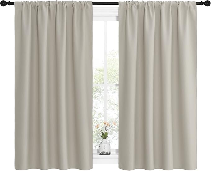 NICETOWN Blackout Curtains for Living Curtains, Room Darkening Window Curtain - Image 2
