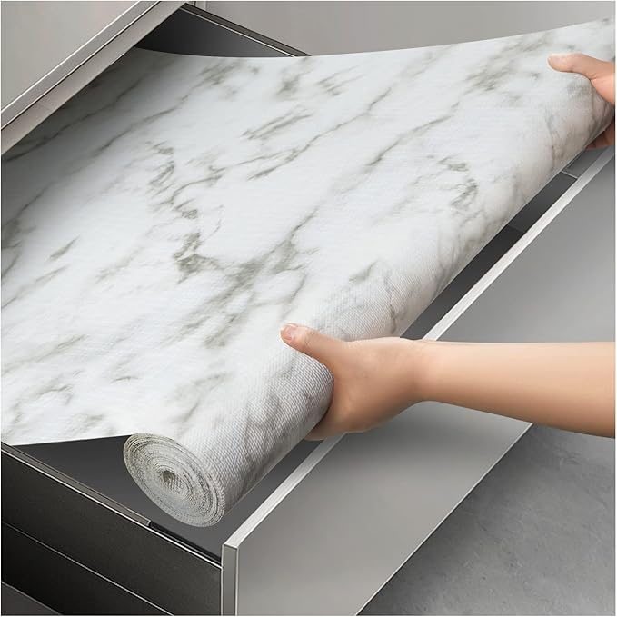 Viseeko Shelf and Drawer Liner for Kitchen Cabinet, Non-Adhesive Cabinet Liners by Viseeko