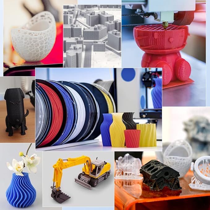 Creality PETG Filament 1.75mm Transparent Blue, 3D Printer Filament No-Tangling - Image 7