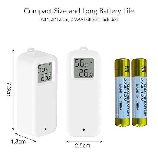 Room Thermometer Indoor, WiFi Humidity Meter - Image 7