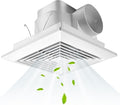 FEITON 90 CFM Bathroom Fan Exhaust Fan Ceiling Mount, 0.95 Sones, Square Quiet by FEITON