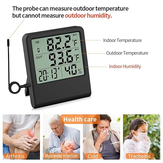 4-in-1 Thermometer Hygrometer - Image 2