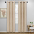 Easy-Going Blackout Curtains for Bedroom, Solid Thermal Insulated Grommet and by Easy-Going