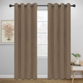Easy-Going Blackout Curtains for Bedroom, Solid Thermal Insulated Grommet and by Easy-Going