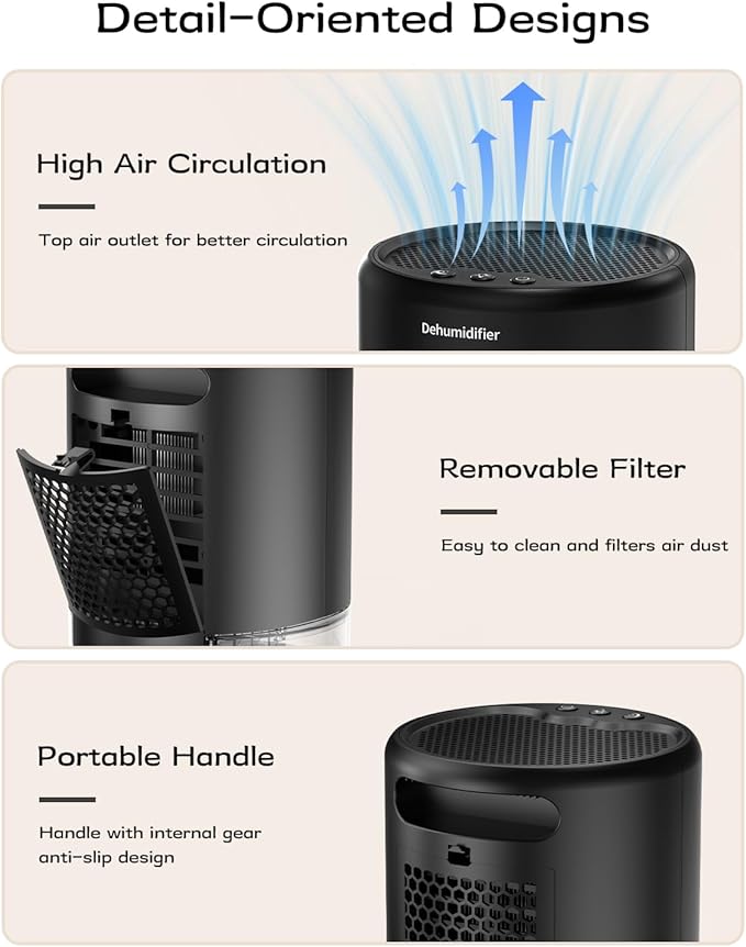Dehumidifier, 35 oz Small Dehumidifiers - Image 4