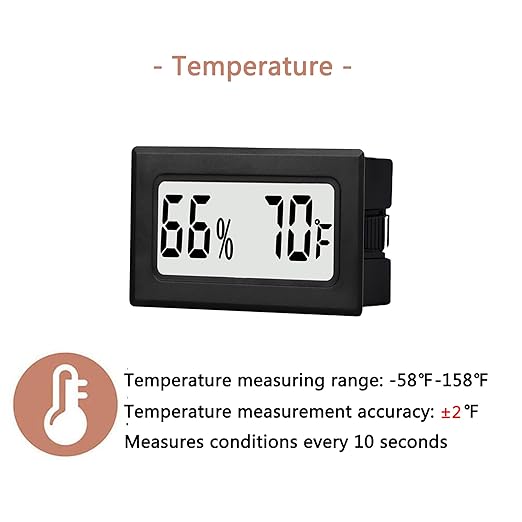 12 Pack Mini Small Digital Hygrometer Thermometer Indoor Temperature and - Image 3