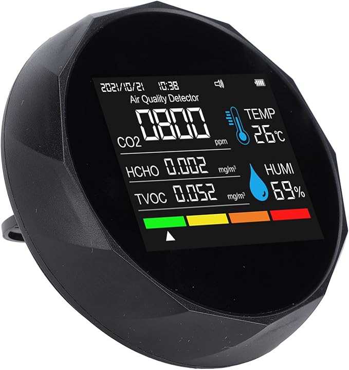Fafeicy 5 in 1 Indoor Air Quality Detector Bluetooth APP Accurate Sensor - Image 4