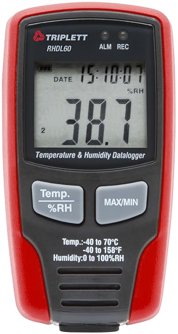 Triplett RHDL60-NIST USB Temperature/Humidity Datalogger by Triplett